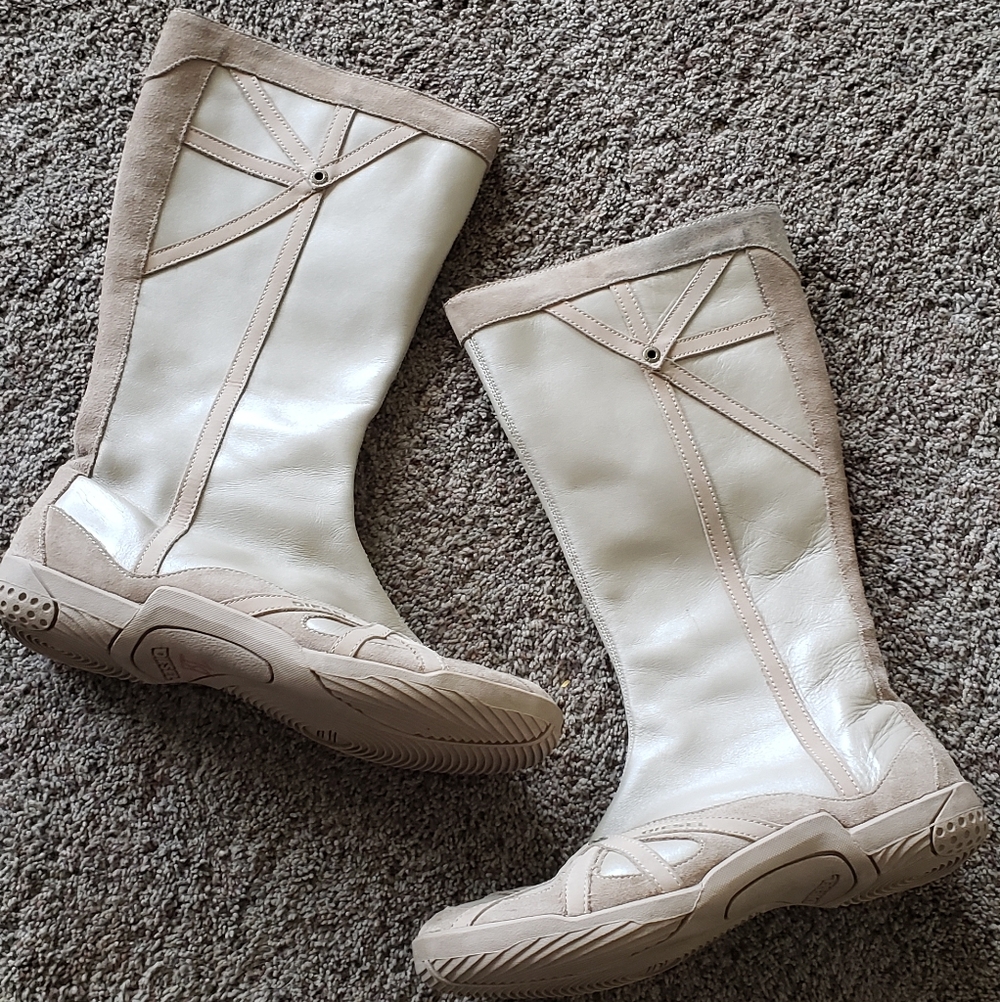 DIESEL Vintage Y2K Run To Leather Boxing Boots Size 7.5